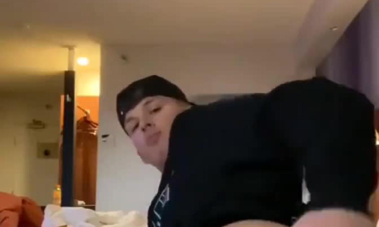 Zach Beech (TheZacAttack) shows off his hole