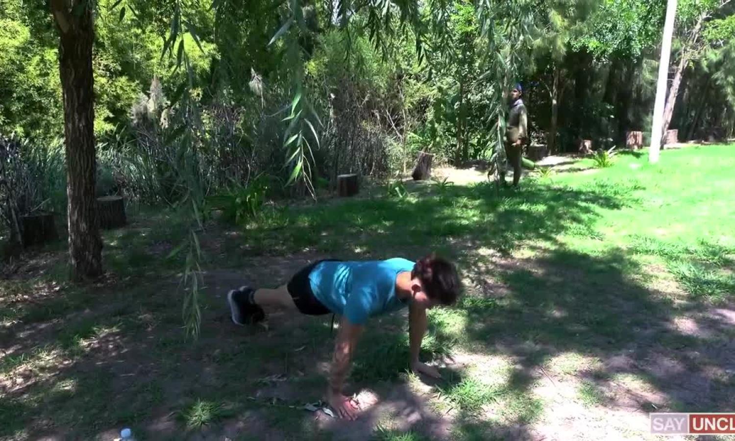 Felix Harris fuck Frank Bauer in the park