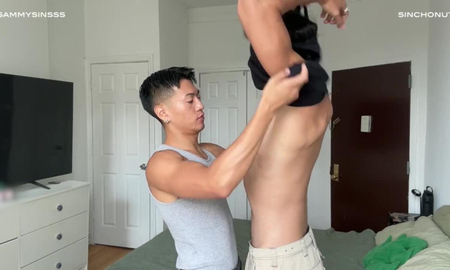 Sammy Sins and Jay Wu fuck