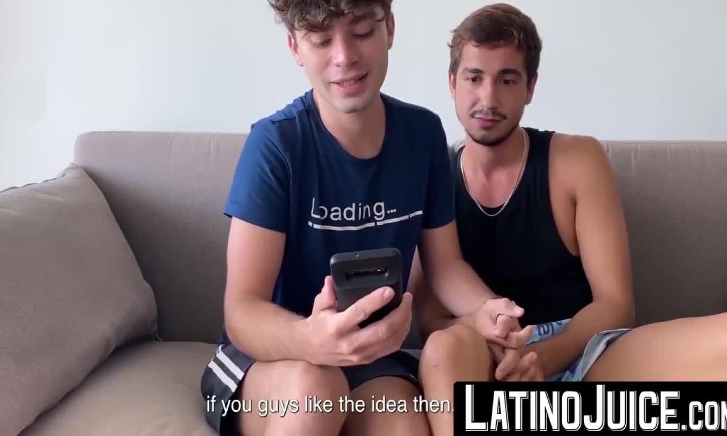 Latinojuice - Lucca Making My Bisexual Boyfriend Joe Dave Scream Hard From Our Bareback Session 8 Min