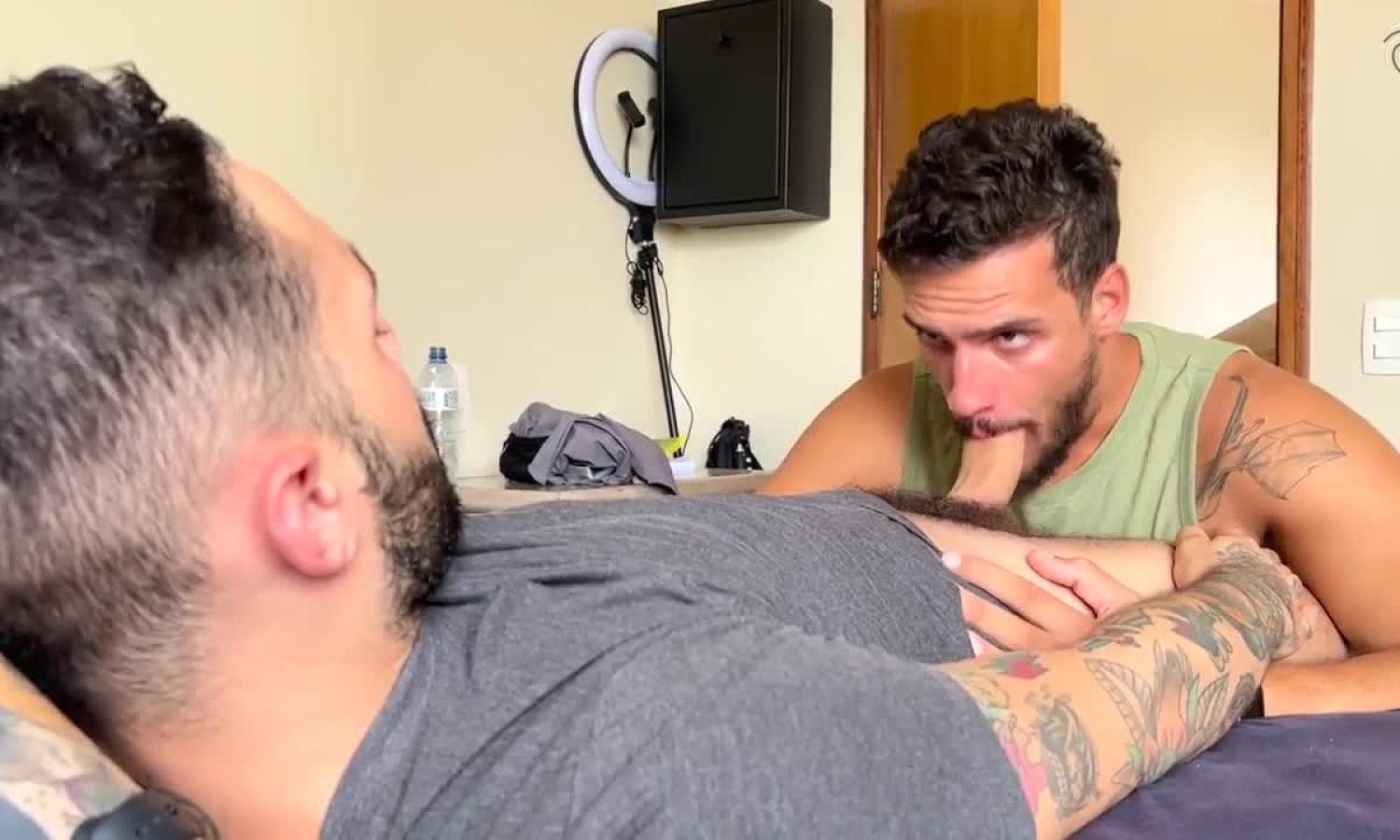 Brazilian porn star Samuel Hodecker fucking Igor Lucios