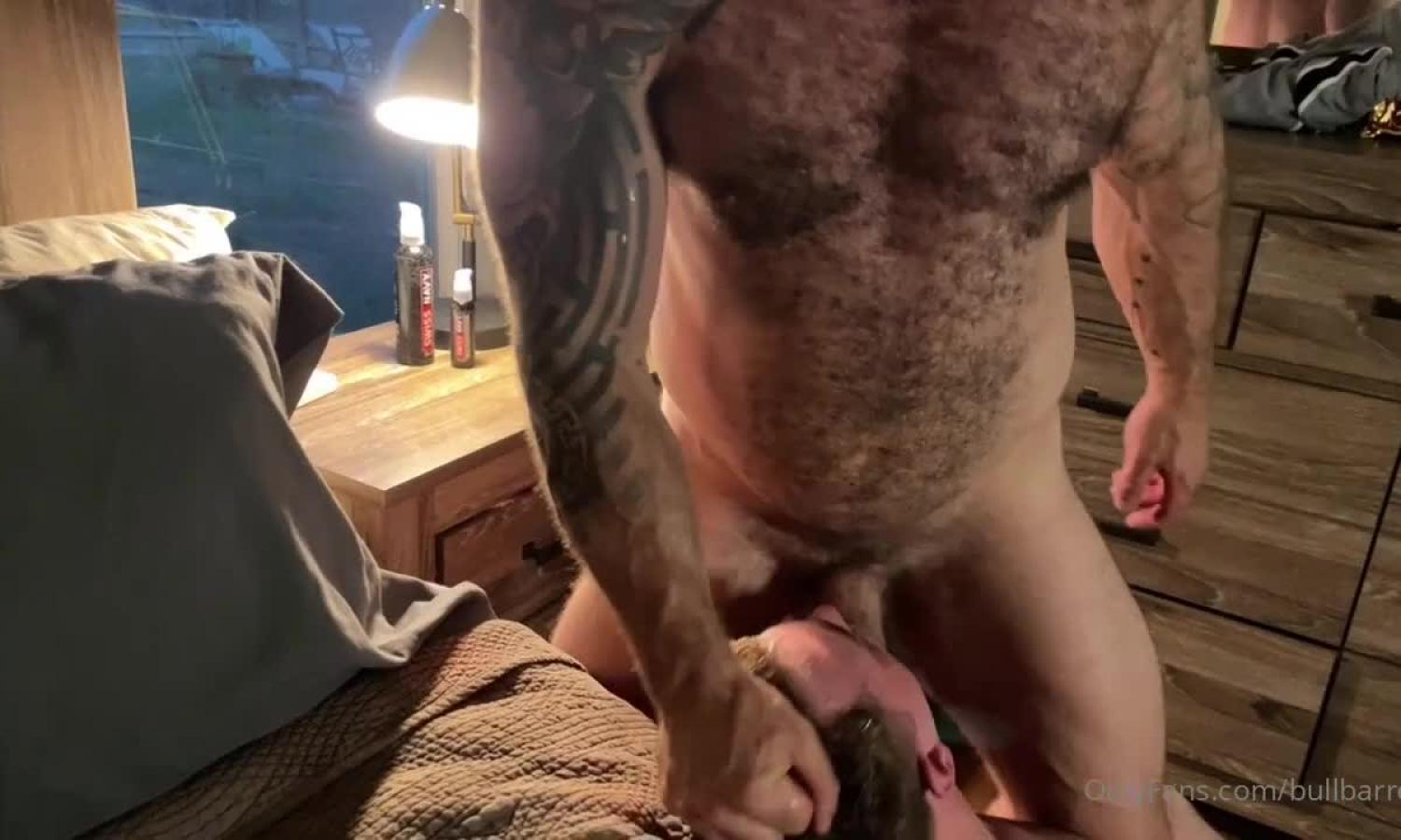 Bull Barrett (bullbarrett) pounds Adam Cain (adamcainxxx)