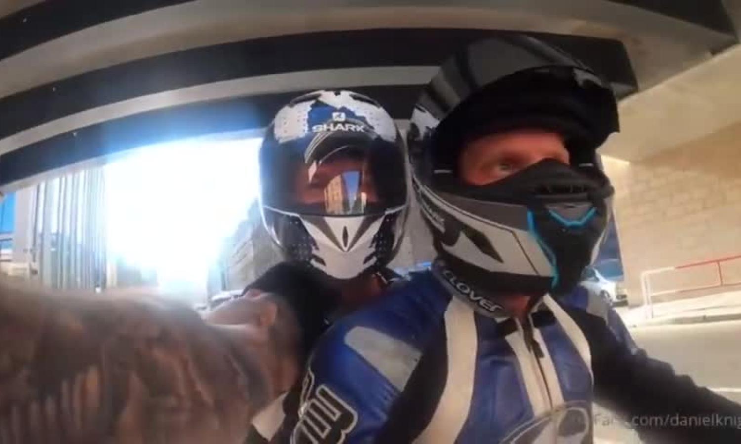 Papikocic & Daniel Knight (Viggo Sorensen) Motorcycle poke