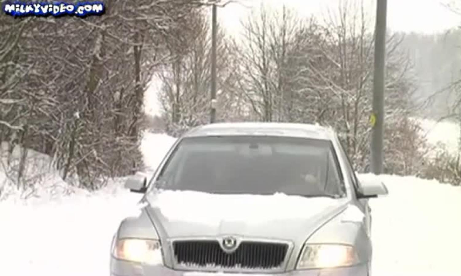 teens sucking banging At Home After fun In The Snow