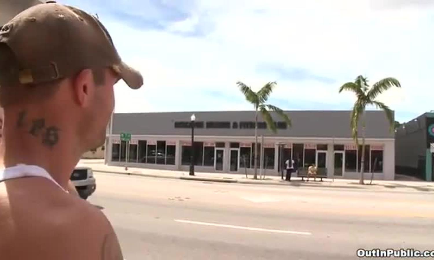 nailing A Stranger At The Bus Stop