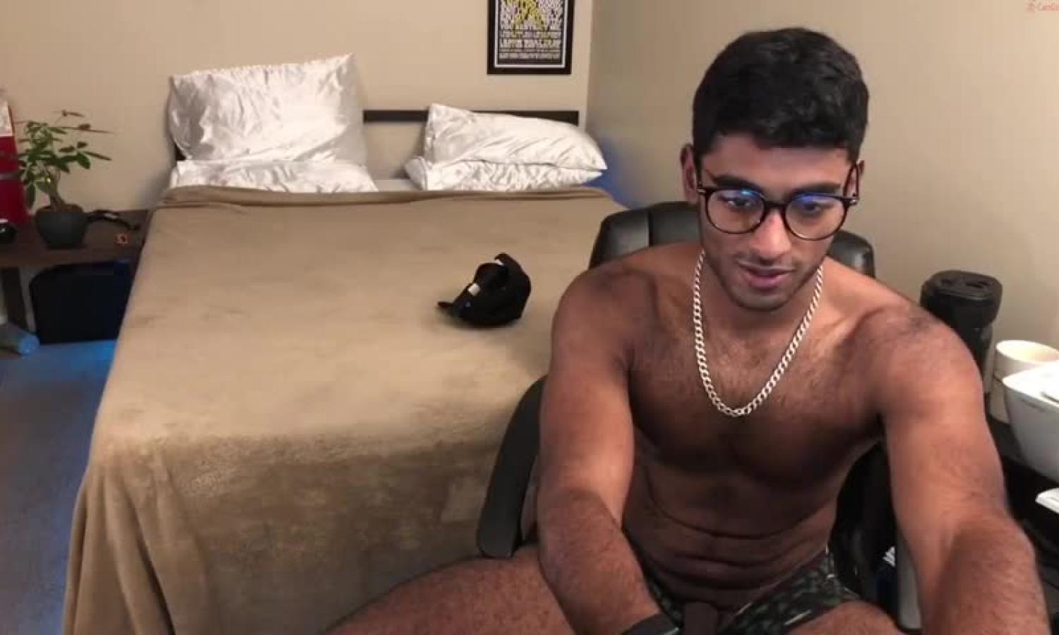 Hairy indian man solo