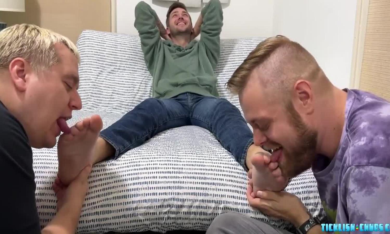 Ryder Meets Dimitri And Cant Help But Worship Ang Tickle His Feet With Tongue 5 Min With Dimitri Tkc, Ryder Tkc And Matt Tkc