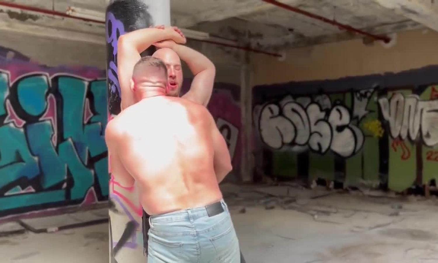 Abandoned Warehouse Fuck – BrettMillerXXX and Max Amillion