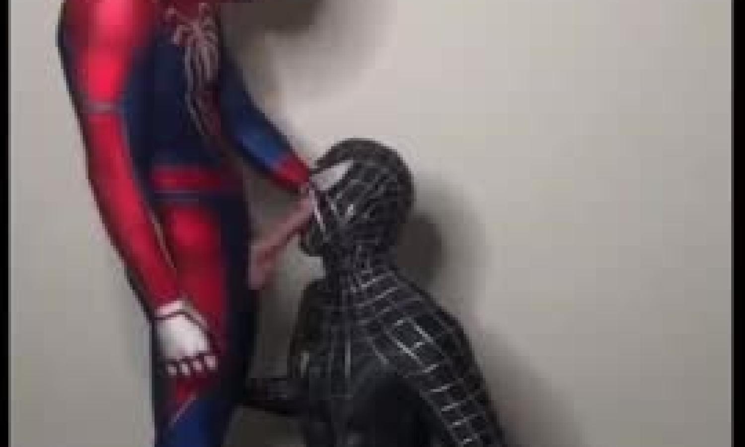 Venom sucks Spider-Man