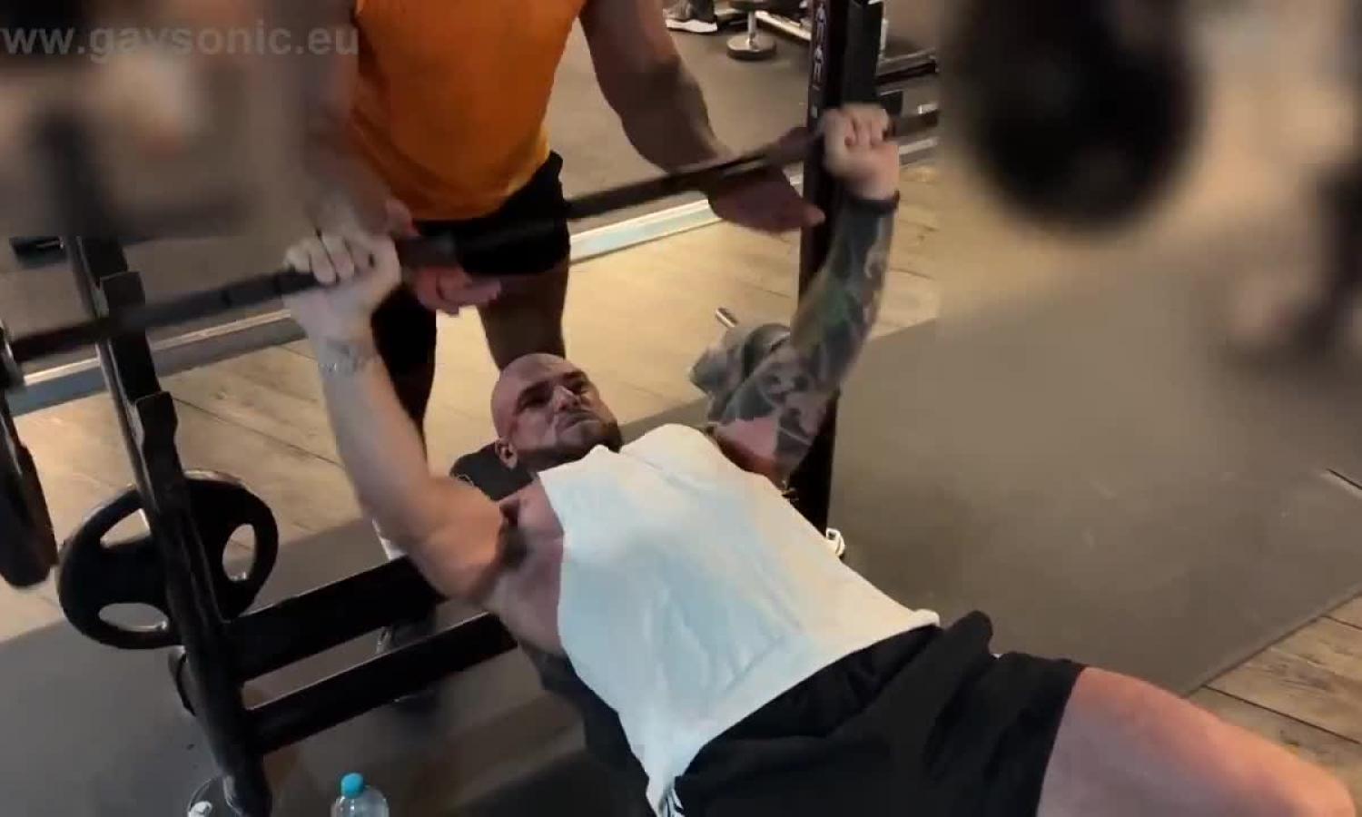 Valdemar Santana fucks muscular ZebHadid after workout