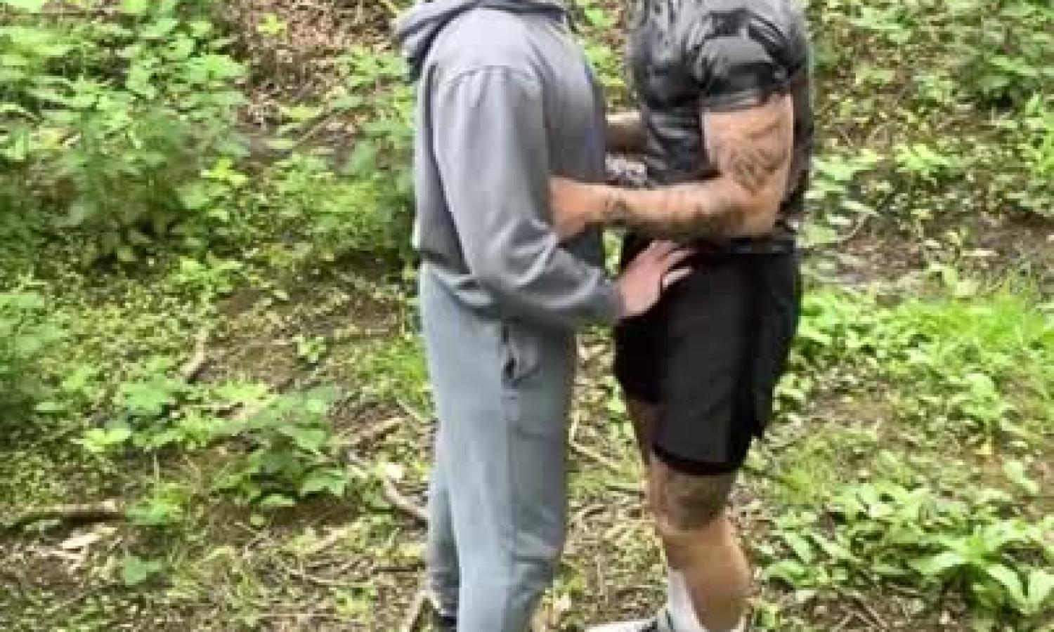 Gay 0161 Couple – flip fucking on a hike