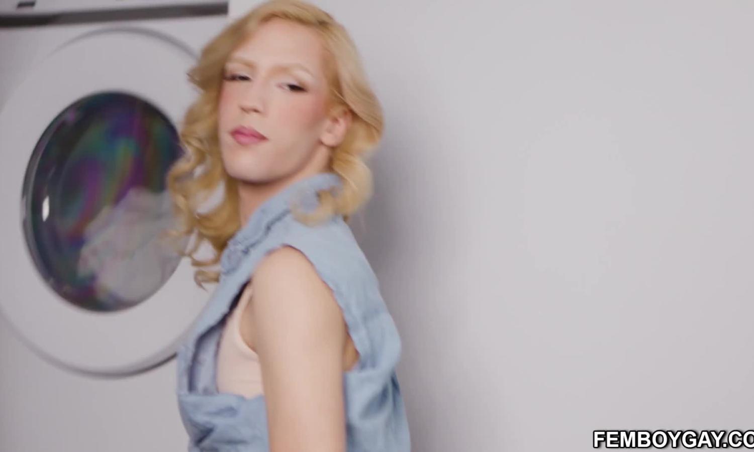 Spitroasted femboy! Troy Rivers takes two BBC!
