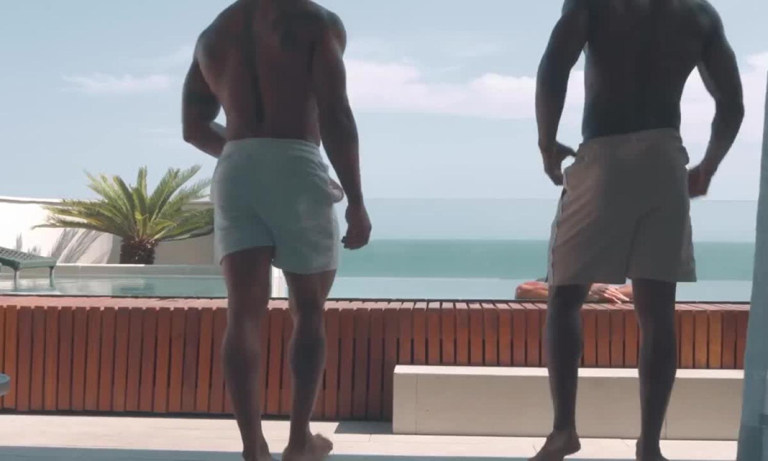 Markin Wolf, Andy Rodrigues and Caio Rodrigues have a threesome