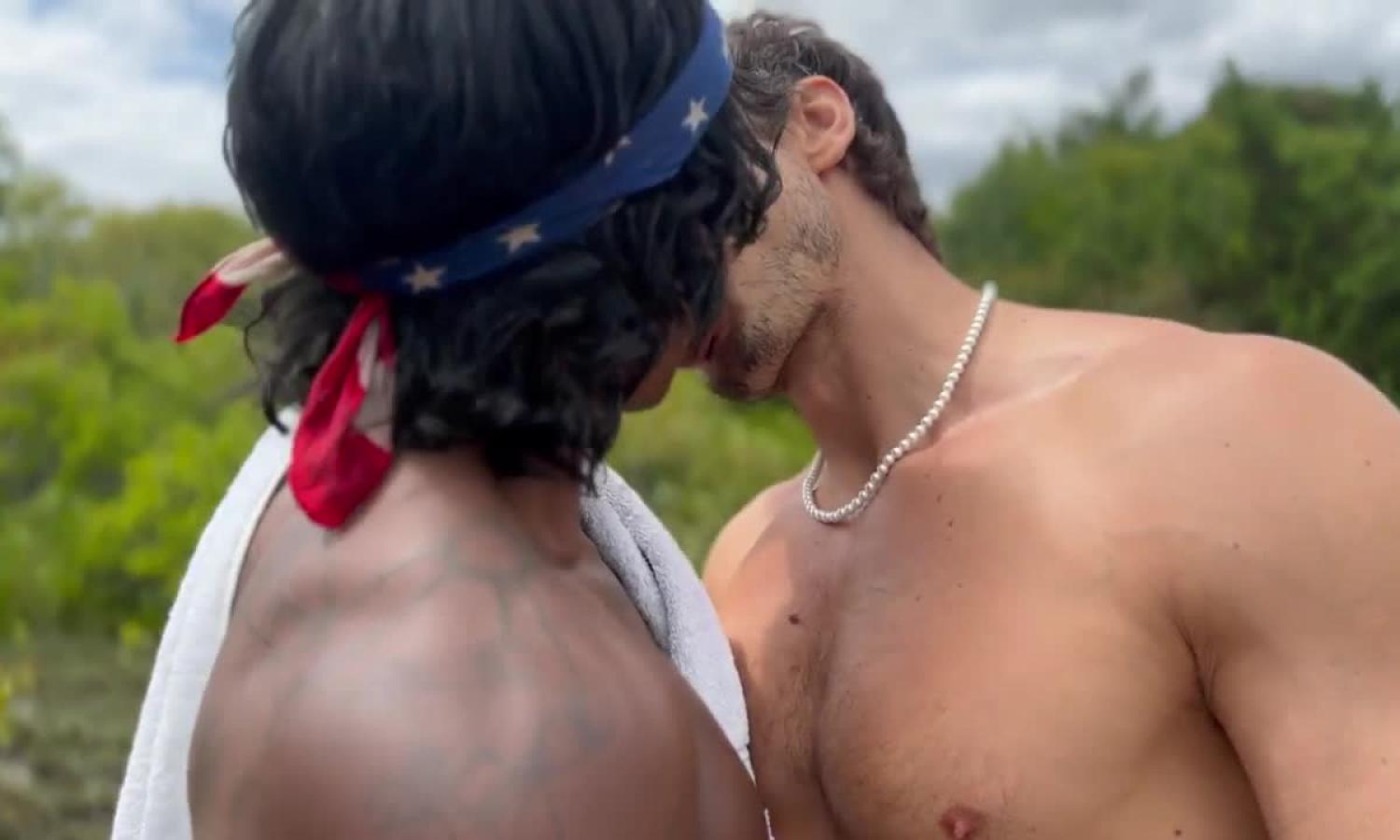 Alex Kof fucks Jordan Jameson by the beach