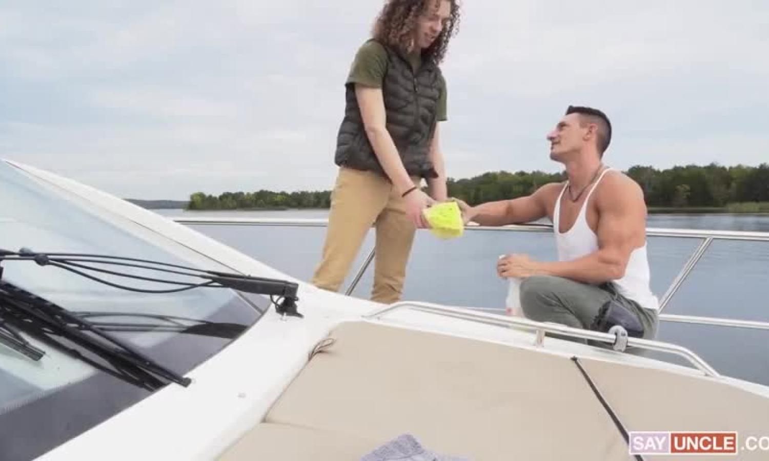 Boat Weekend With My dad. nasty homosexual Sex